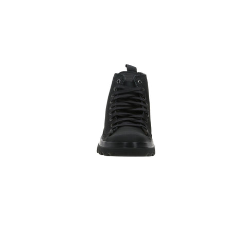 Panchic Stivali Stivaletto Uomo in pelle Nera con lacci Total black - Francavilla Moda